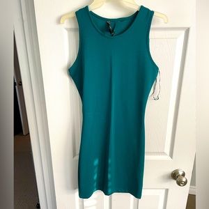 Green Form Fitting Dress